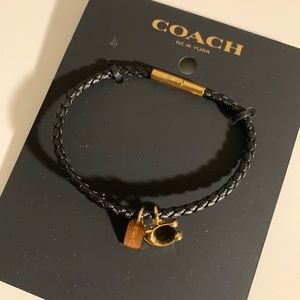 NWT coach braided bracelet
